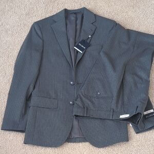 Jos. A. Bank Gray Pinstripe Suit